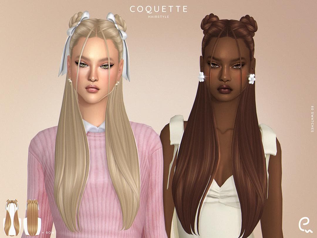 Скриншот мода Прическа Coquette Hairstyle